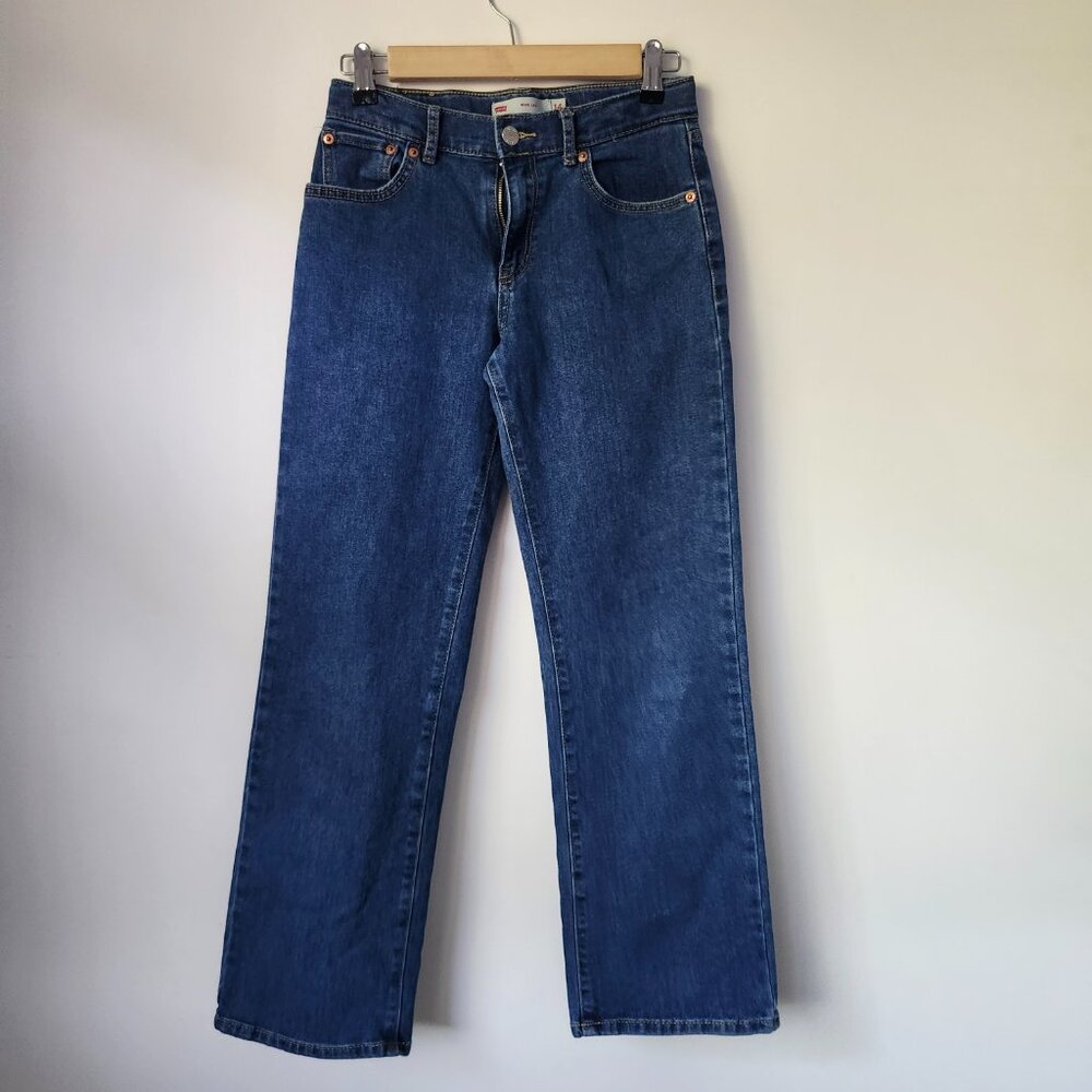Levi's Women's Wide Leg Jeans Size 14	Blue Denim